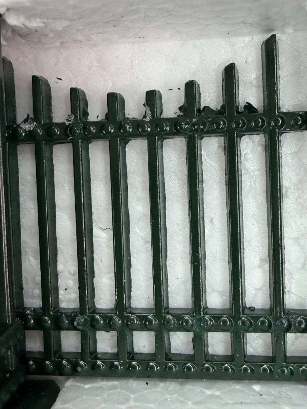 Dept. 56 Village Wrought Iron Gate, Fence, and Fence Extensions plus Gazebo